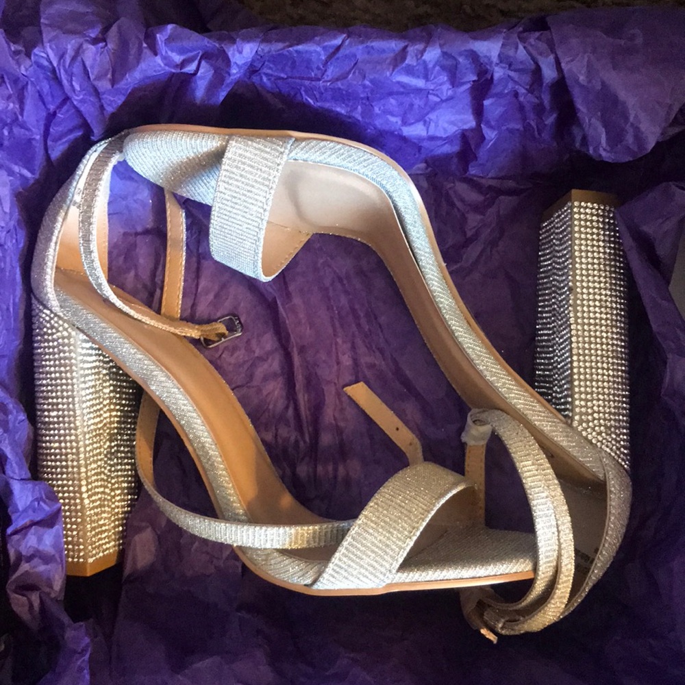 Silver heels